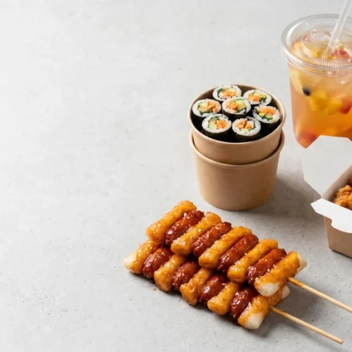 Korean Street Snacks Local Food Photo