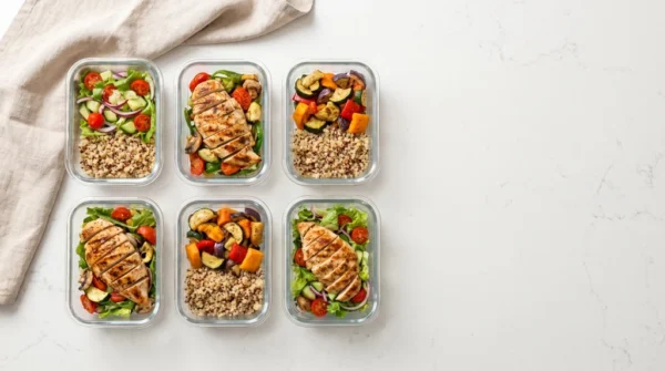 Healthy Meal Prep Lunch Box Diet Food Photo