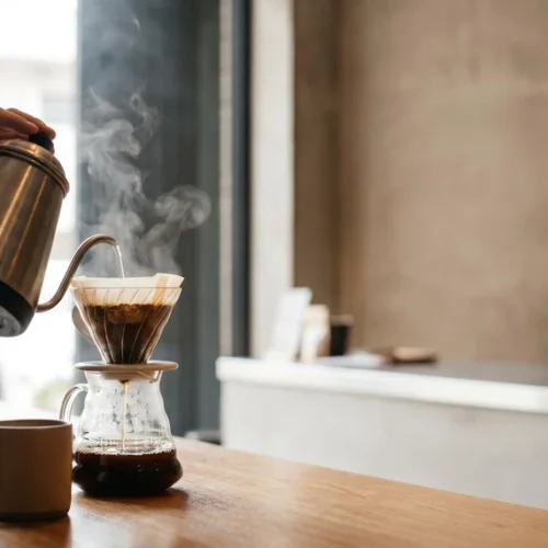 Specialty Coffee Hand Drip Barista Beverage Photo