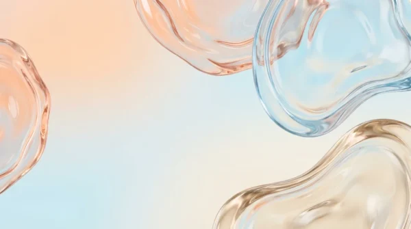 Transparent Glass Line Pastel Abstract Background