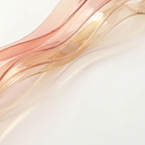 White Peach Flowing Line Abstract Background