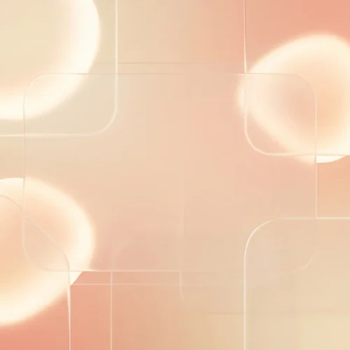 Peach Glow Bubble Pastel Abstract Background