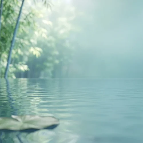 Spa Style Water Reflection Background
