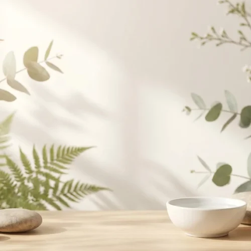 Calm Botanical Wellness Background