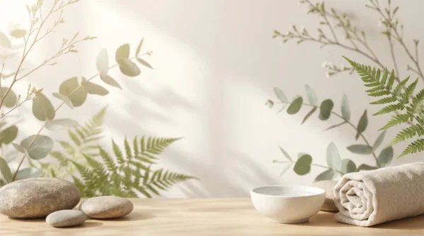 Calm Botanical Wellness Background
