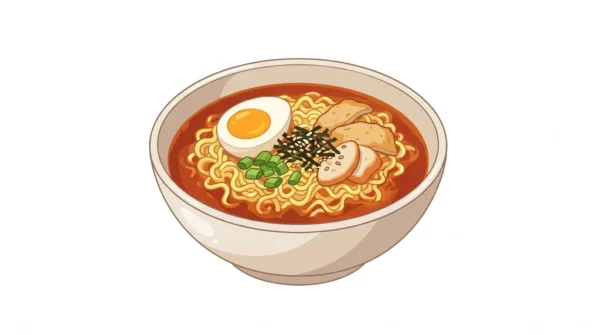 Korean Ramyeon Korean Food Illustration