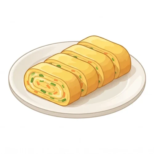 Gyeran Mari Korean Food Illustration