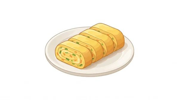 Gyeran Mari Korean Food Illustration