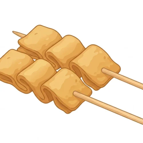 Eomuk Korean Food Illustration
