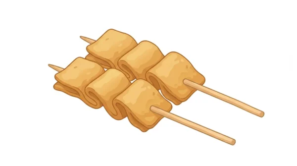 Eomuk Korean Food Illustration