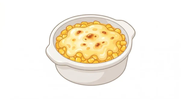 Korean Corn Cheese Korean Food Illustration