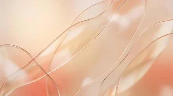 Peach Glass Ribbon Wave Abstract Background Peach Glass Ribbon Wave Abstract Background