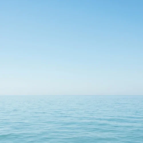 Calm Ocean Horizon Background