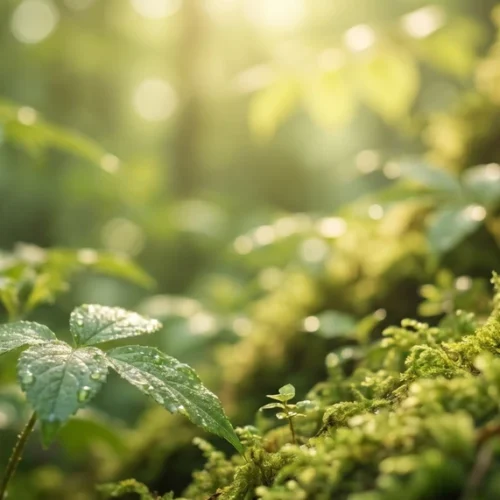Sustainable Nature Light Background
