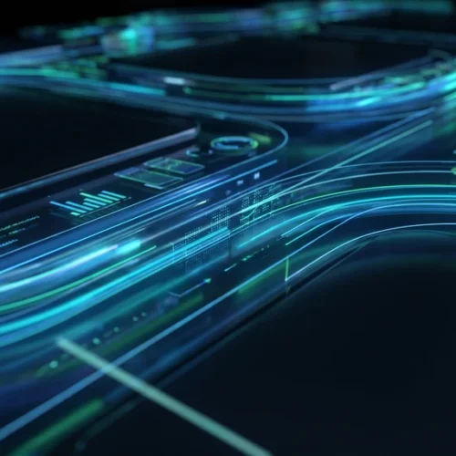 Trading Platform Abstract Background
