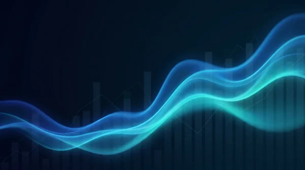 Business Analytics Data Wave Background Business Analytics Data Wave Background