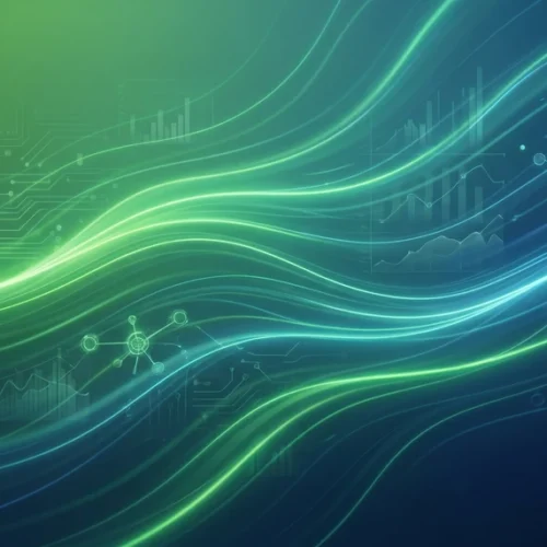 Clean Energy Data Flow Background