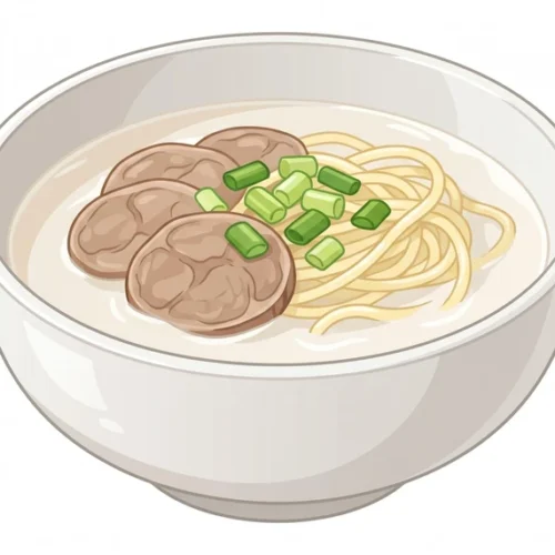 Seolleongtang Korean Food Illustration