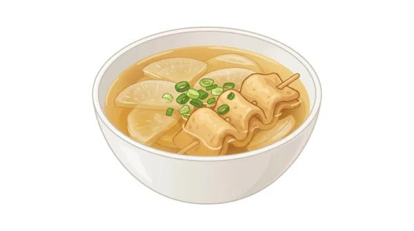 Eomuk Tang Korean Food Illustration Eomuk Tang Korean Food Illustration