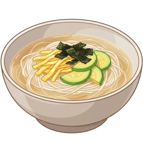 Janchi Guksu Korean Food Illustration