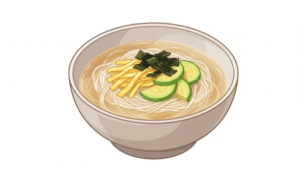Janchi Guksu Korean Food Illustration Janchi Guksu Korean Food Illustration