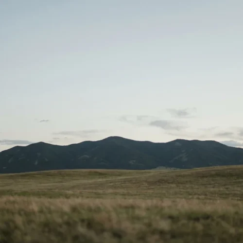 Minimal Mountain Horizon Background