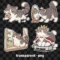 Judgy Cat Digital Stickers, 2D flat cat clipart, goodnotes stickers, cute png, cat digital journaling set, transparent