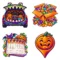 Trunk or Treat Event Flyer Clipart & Digital Stickers, 90s Airbrush Transparent PNG, 12 Images for School Church PTO