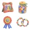 World Gratitude Day Clay Digital Stickers - 10 Transparent PNGs for Journals and Planners