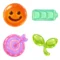 Glossy Jelly 3D Icon Set | Glass Target, Location Pin, Check Mark, Star, Moon, Smiley & Cute UI Symbols