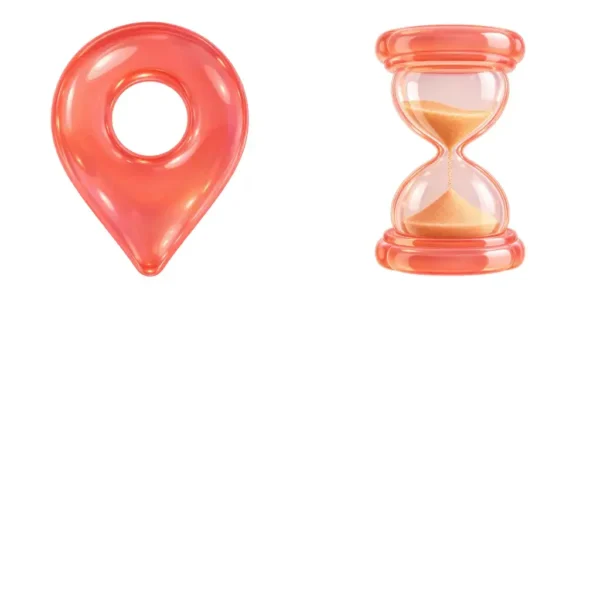 Glossy Jelly 3D Icon Set | Glass Target, Location Pin, Check Mark, Star, Moon, Smiley & Cute UI Symbols