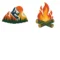 Autumn Camping Clipart Set | Tent, Compass, Binoculars, Lantern, Backpack, Campfire & Fall Nature Illustrations